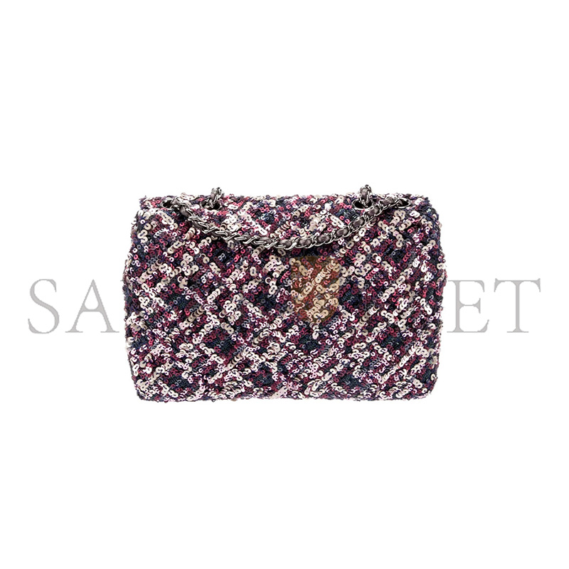 CHANEL MASTER SEQUIN FLAP SHOULDER BAG (20*13*5cm)